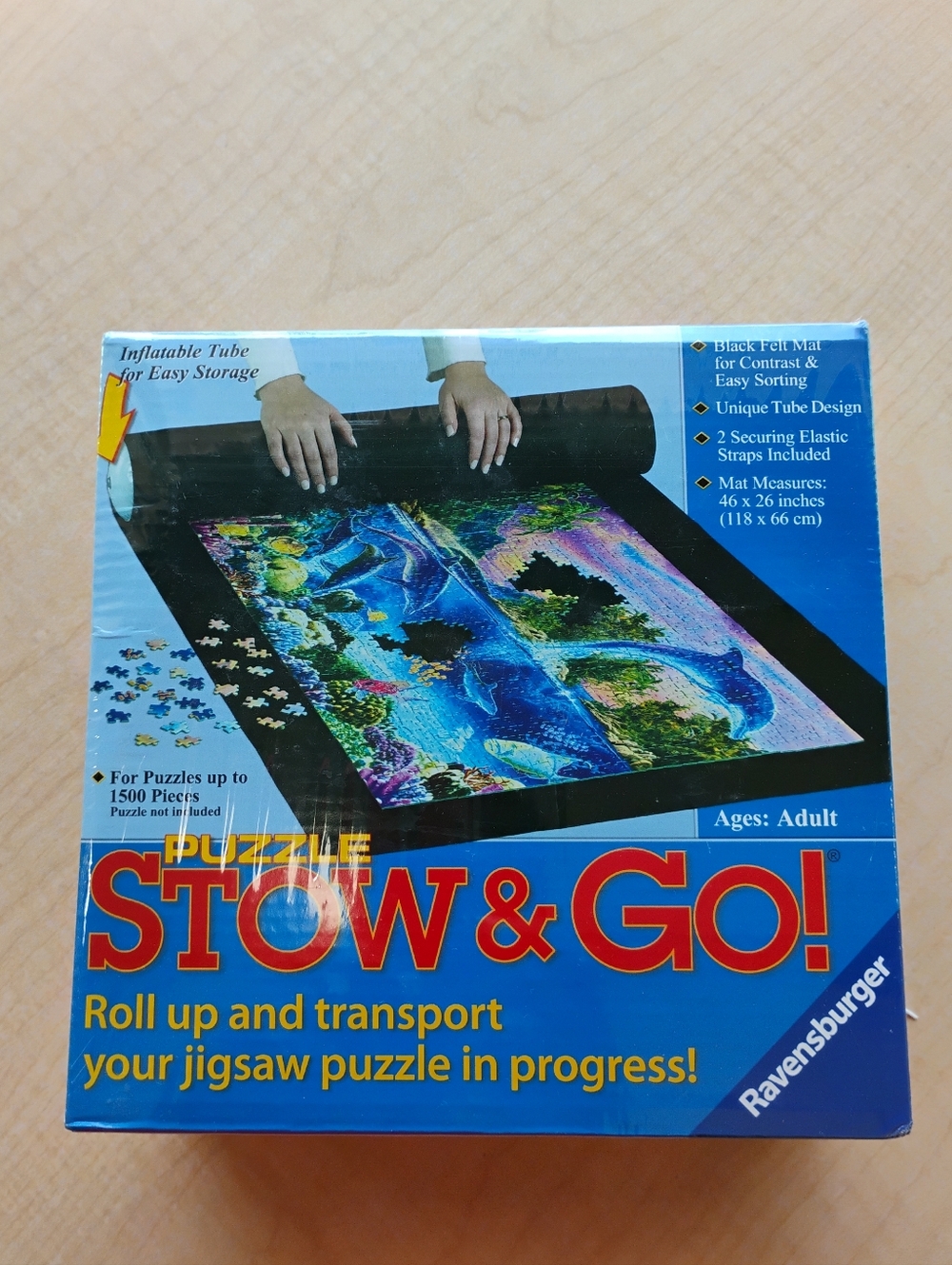 New Vintage 2005 Ravensburger Puzzle Stow and Go Factory Sealed 🆕